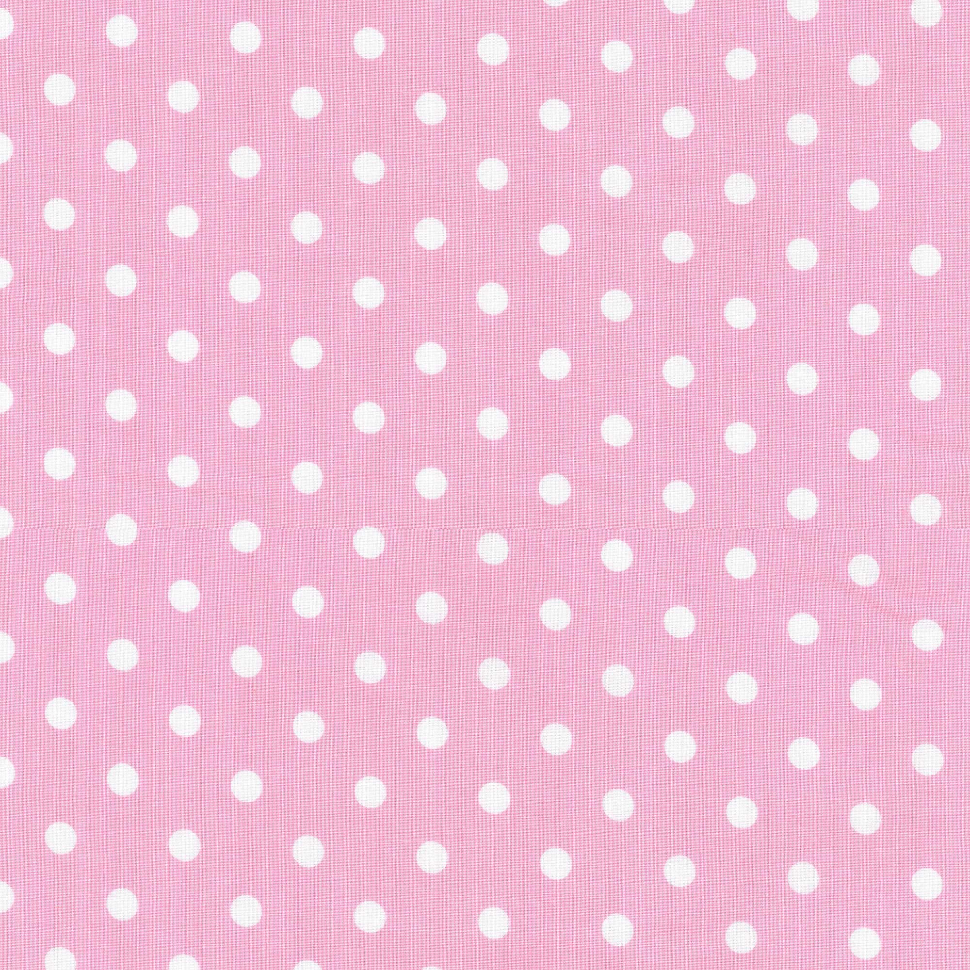 Druckstoff Capri weiß-rosa - ca. 150 cm, 100% Baumwolle